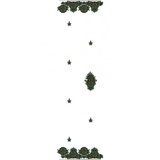 Scarves Embroidery Design 12453