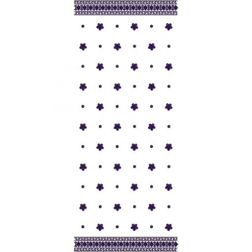 Scarf Embroidery Design 12454