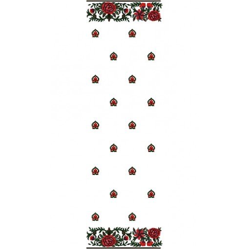 Dupatta Embroidery Design 12461