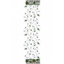 Dupatta Embroidery Design 13125