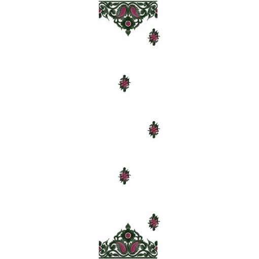 Dupatta Embroidery Design 13128