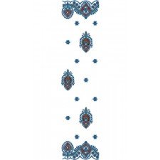 Dupatta Embroidery Design 13667