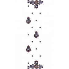 Dupatta Embroidery Design 13658