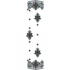 Dupatta Embroidery Design 13660
