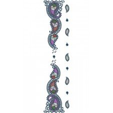 Dupatta Embroidery Design 13666