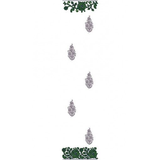 Dupatta Embroidery Design 13685