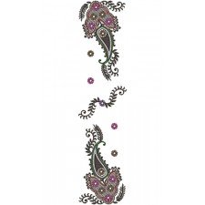 Dupatta Embroidery Design 13710