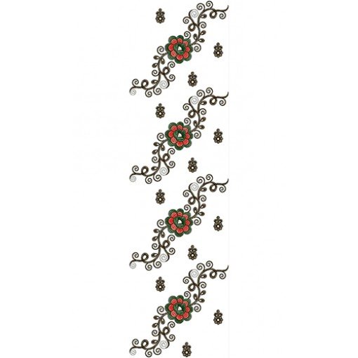 Dupatta Embroidery Design 13713