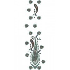 Dupatta Embroidery Design 13727