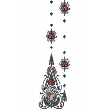 Dupatta Embroidery Design 13728