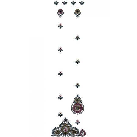 Dupatta Embroidery Design Download 13874