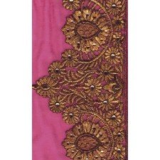 Designer Border Scarf Dupatta Embroidery Design 14144