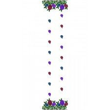 Border Dupatta Embroidery Design 14429