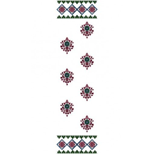 Greatest Embroidery Dupatta Embroidery Design 15012