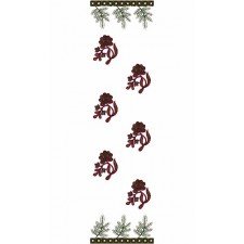 Dupatta Embroidery Design For Dress