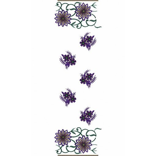 Machine Embroidery Dupatta 15025