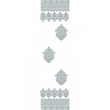 Kashmiri Scarf Embroidery Design 15715