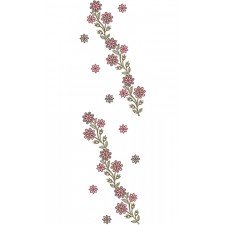 New Floral Machine Embroidery Design 15722
