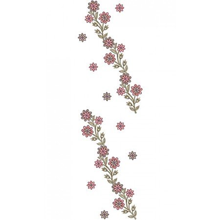 New Floral Machine Embroidery Design 15722