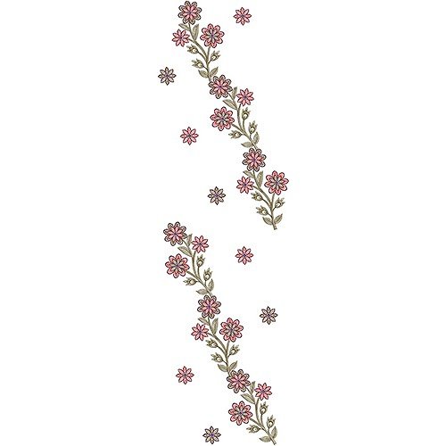 New Floral Machine Embroidery Design 15722