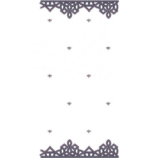 Bollywood Fashion Dupatta Embroidery Design 15867