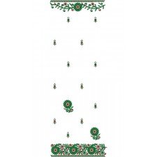 Bridal Dupatta Embroidery Design 15890
