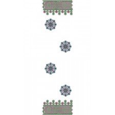 Scarf Embroidery Design For Women Clothing 15892