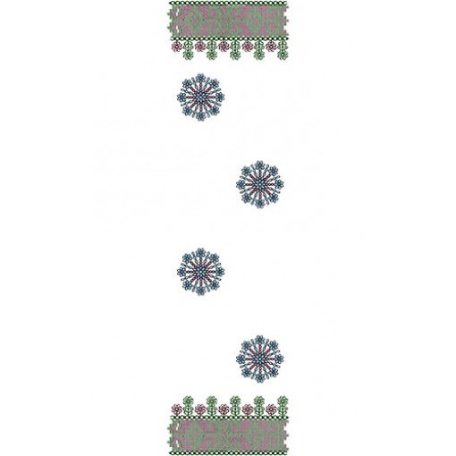 Scarf Embroidery Design For Women Clothing 15892