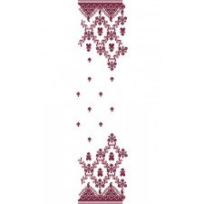 Awesome Looking Dupatta Embroidery Design 16382