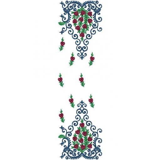 Machine Embroidery Designs For Dress 16383