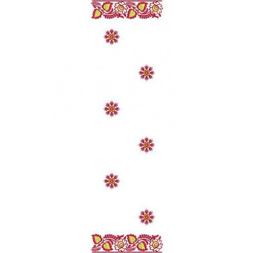 Kaftan Arabic Dupatta Embroidery Design 16663