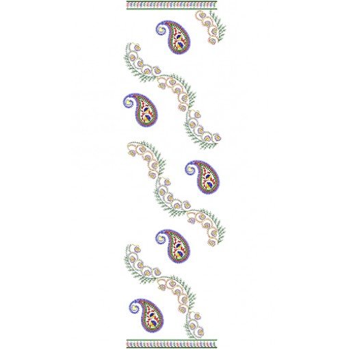 Dupatta Embroidery Designs 17799