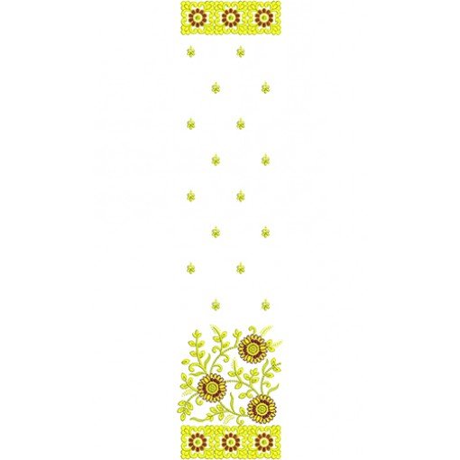 Chandari Phulkari Dupatta Embroidery Design