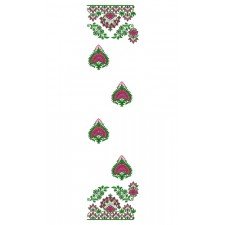 Scarf Sindhi Silk Embroidery Design