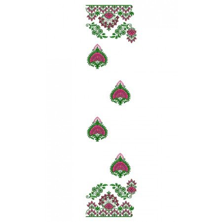 Scarf Sindhi Silk Embroidery Design