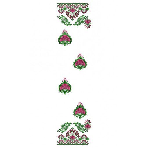 Scarf Sindhi Silk Embroidery Design