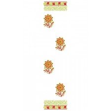 Geisha Indian Dupatta Embroidery Design