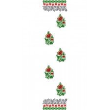Korea Traditional Dupatta Embroidery Design