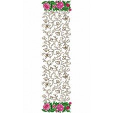Dupatta Embroidery Design 18306
