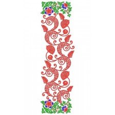 Dupatta Embroidery Design 18308