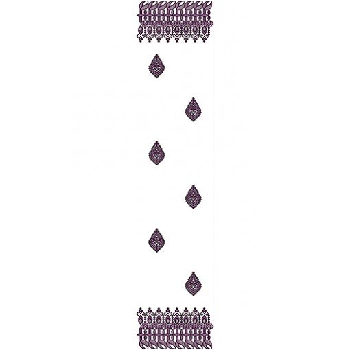 Dupatta Embroidery Design 19540