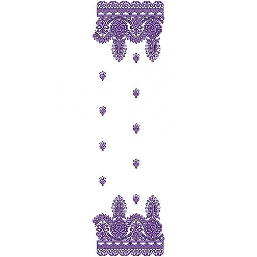 Dupatta Embroidery Design 19542