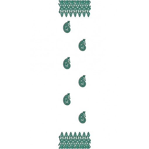 Dupatta Embroidery Design 19543