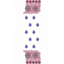 Dupatta Embroidery Design 19546