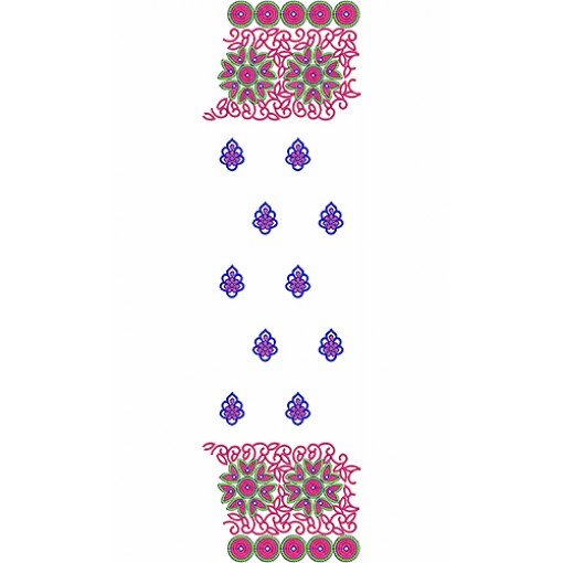 Dupatta Embroidery Design 19546