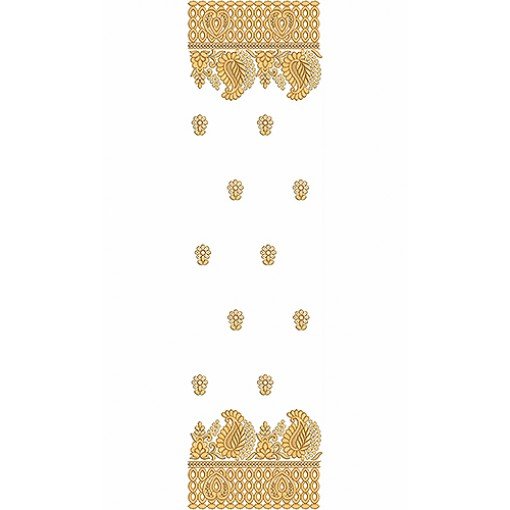 Dupatta Embroidery Design 19547