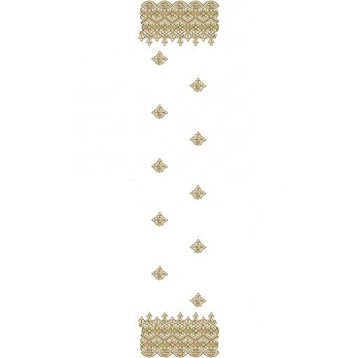 Dupatta Embroidery Design 19548