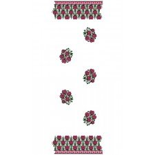 Dupatta Embroidery Design 20687