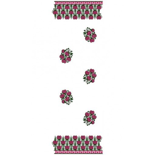 Dupatta Embroidery Design 20687