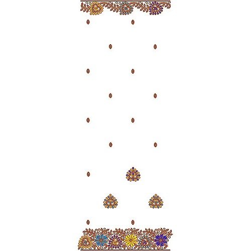 New Dupatta Sequins Embroidery Design